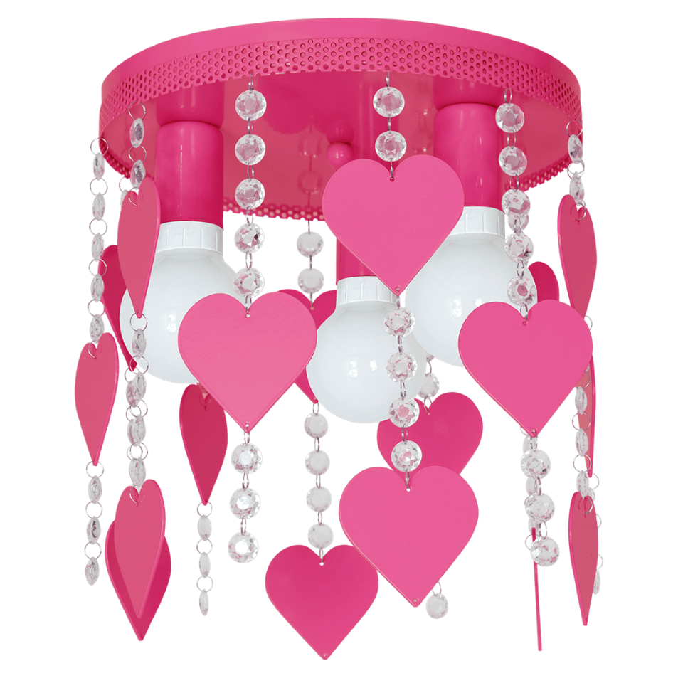Multi-Light Ceiling Lamp Corazon Ø30cm Pink