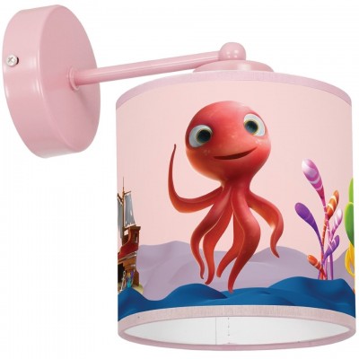 Children's Wall Lamp Ośmiornica Lola 1xE27 Pink