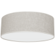Φωτιστικό Οροφής Lino Biel με καπέλο Ø50cm Λευκό με Λινό
