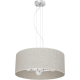 Κρεμαστό Φωτιστικό Lino Biel με καπέλο Ø50cm 3xE27 Ø50cm Λευκό με Λινό