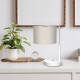 Table Lamp Lino Biel with shade White Linen
