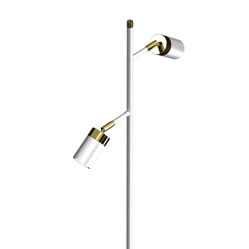 Floor Lamp Joker 155cm White Gold