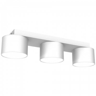 Children's Multi-Light Ceiling Lamp Dixie with shade 34cm White