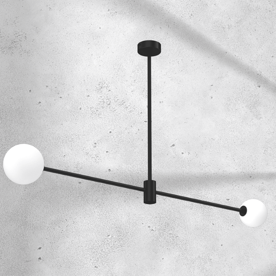 Multi-Light Ceiling Lamp Dori 2xG9 Ø106cm Black