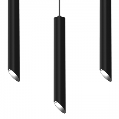 Multi-Light Pendant Lamp Corte 3xGU10 Black