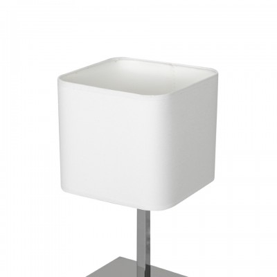 Table Lamp Napoli with shade White Silver
