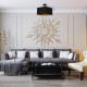 Ceiling Lamp Napoli with shade Black Gold