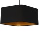 Pendant Lamp Napoli with shade Black Gold