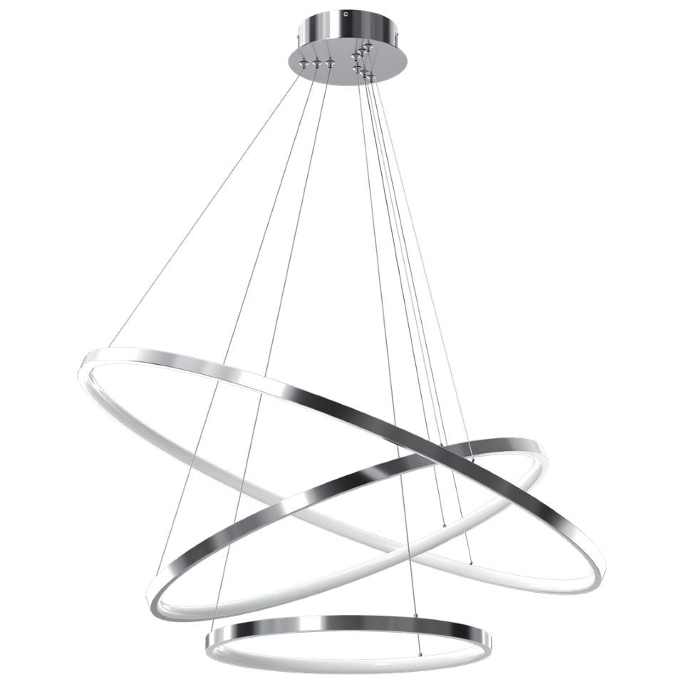 LED Pendant Lamp Rotonda Ø80cm Silver