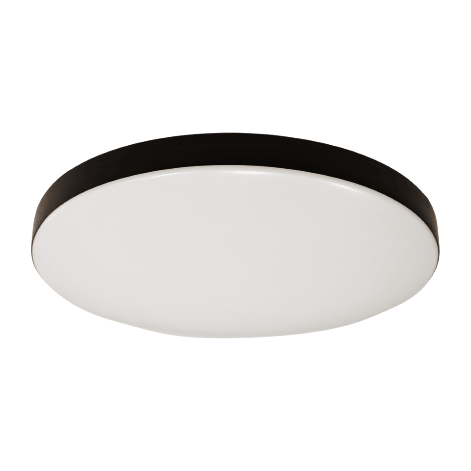 LED Ceiling Lamp Maya IP44 Ø33cm Black