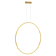 LED Κρεμαστό Φωτιστικό Saturno IP44 46W 80cm Χρυσό