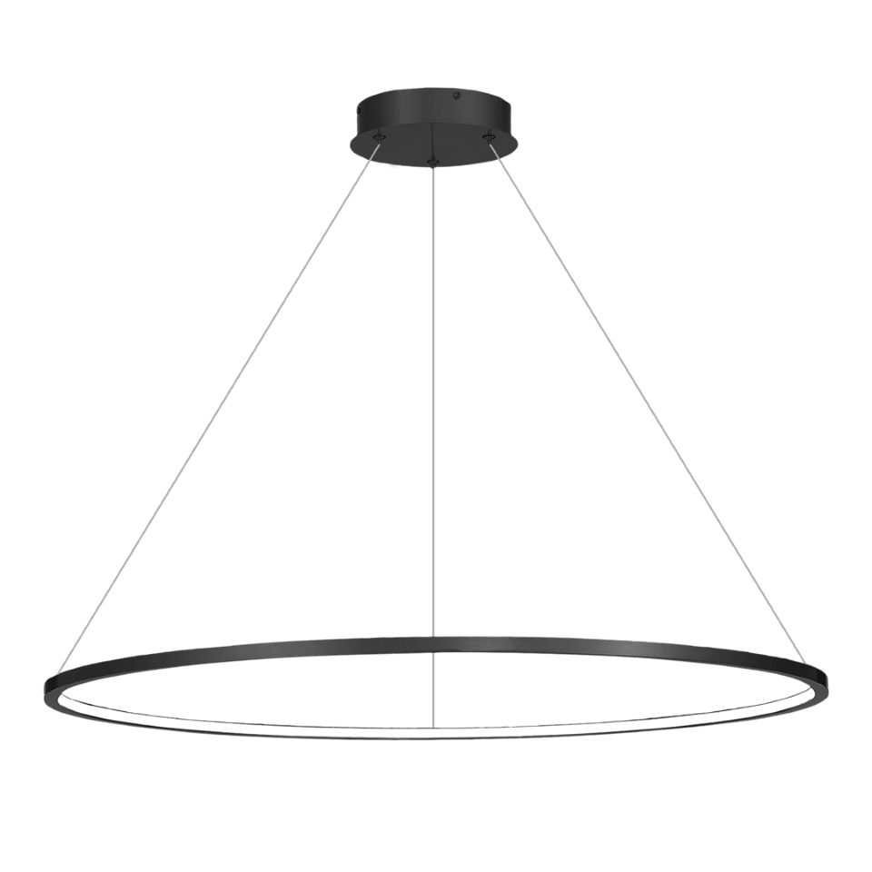 LED Pendant Lamp Saturno IP44 100cm Black