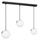 Multi-Light Pendant Lamp Sfera 65cm 3xE14 Silver