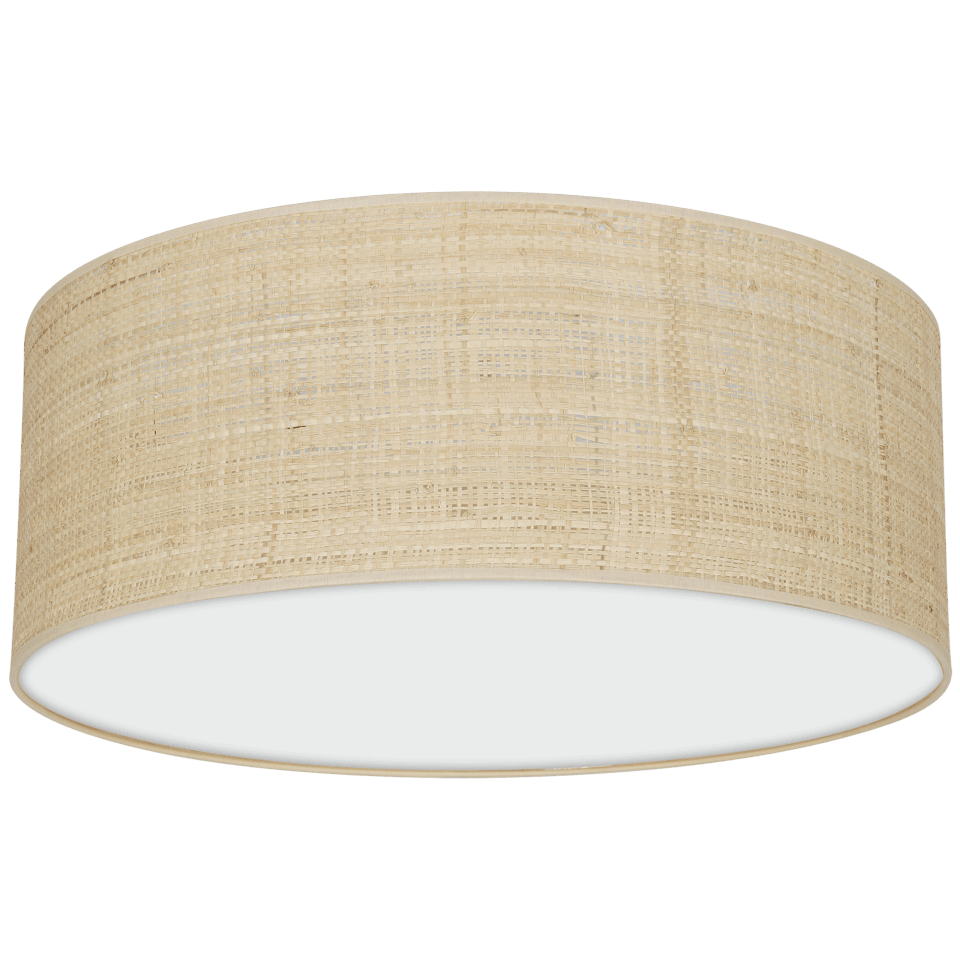Multi-Light Ceiling Lamp Marshall with shade Ø40cm White Rattan