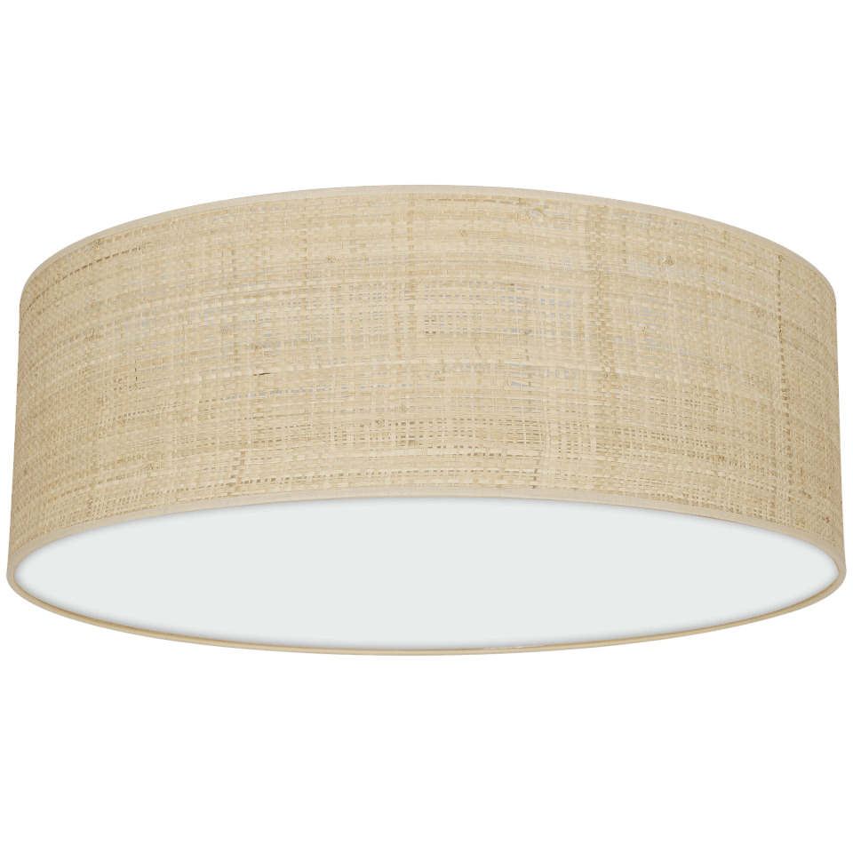 Multi-Light Ceiling Lamp Marshall with shade Ø50cm White Rattan