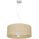 Multi-Light Pendant Lamp Marshall with shade 3xE27 Ø50cm White Rattan