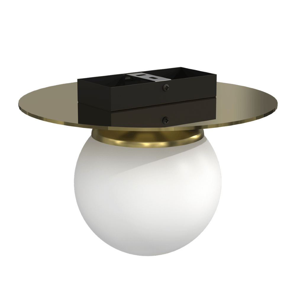 Ceiling Lamp Plato Ø25cm White Gold
