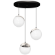 Multi-Light Pendant Lamp Sfera 35cm 3xE14 Ø35cm Silver