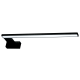 LED Απλίκα Τοίχου Shine Δεξί IP44 11W 45cm Μαύρο