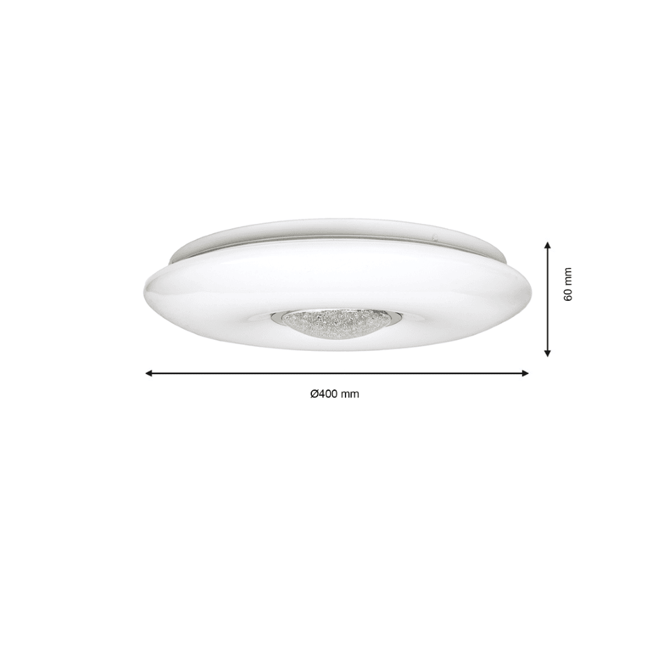 LED Ceiling Lamp Vela Ø40cm White