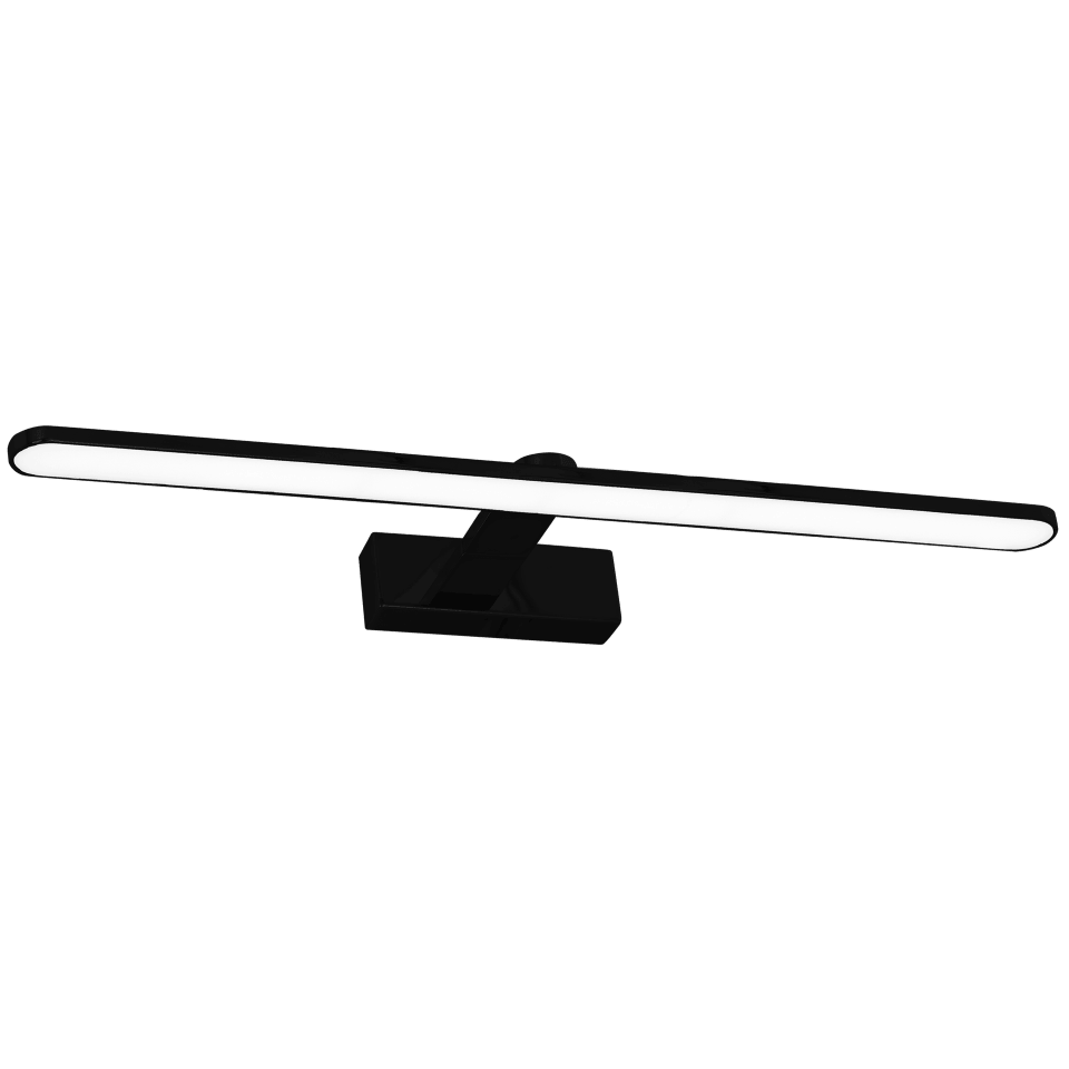 LED Wall Lamp Splash IP44 60cm 12W Black