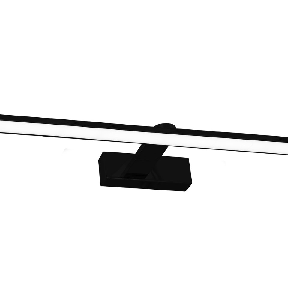 LED Απλίκα Τοίχου Splash IP44 80cm 16W Μαύρο
