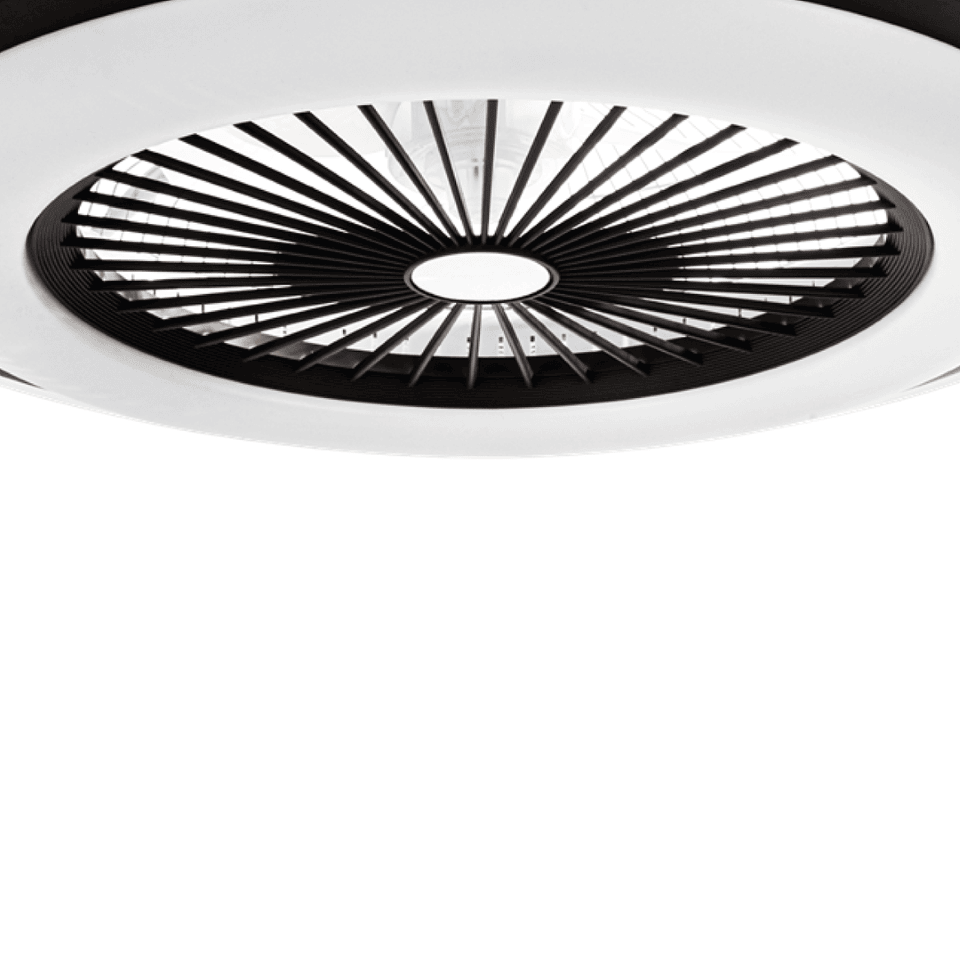 LED Ανεμιστήρας Οροφής Zonda 48W Ø60cm Μαύρο