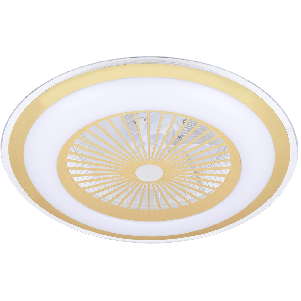 LED Ceiling Fan Zonda Ø60cm Gold