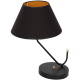 Επιτραπέζιο Φωτιστικό Victoria με καπέλο Μαύρο