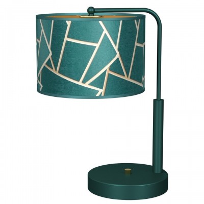 Table Lamp Ziggy with shade Gold Green