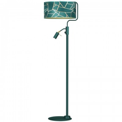 Floor Lamp Ziggy with shade Ø40cm 150cm Gold Green