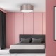 Multi-Light Ceiling Lamp Ziggy with shade Ø40cm Gold Pink