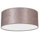 Φωτιστικό Οροφής Ziggy με καπέλο Ø40cm Χρυσό με Ροζ
