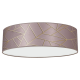 Φωτιστικό Οροφής Ziggy με καπέλο Ø50cm Χρυσό με Ροζ