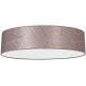 Φωτιστικό Οροφής Ziggy με καπέλο Ø60cm Χρυσό με Ροζ