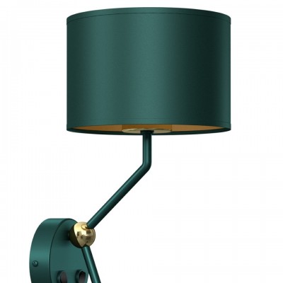Wall Lamp Verde Hotel with shade Green