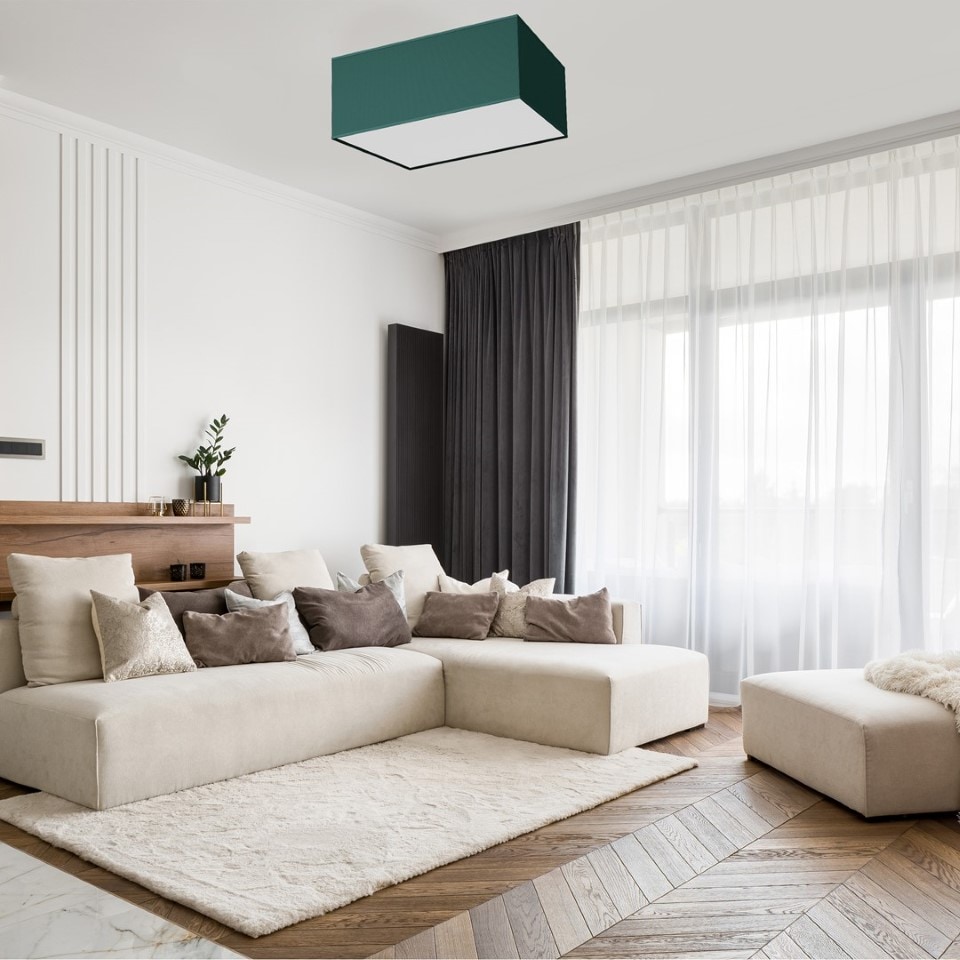 Multi-Light Ceiling Lamp Verde with shade Green