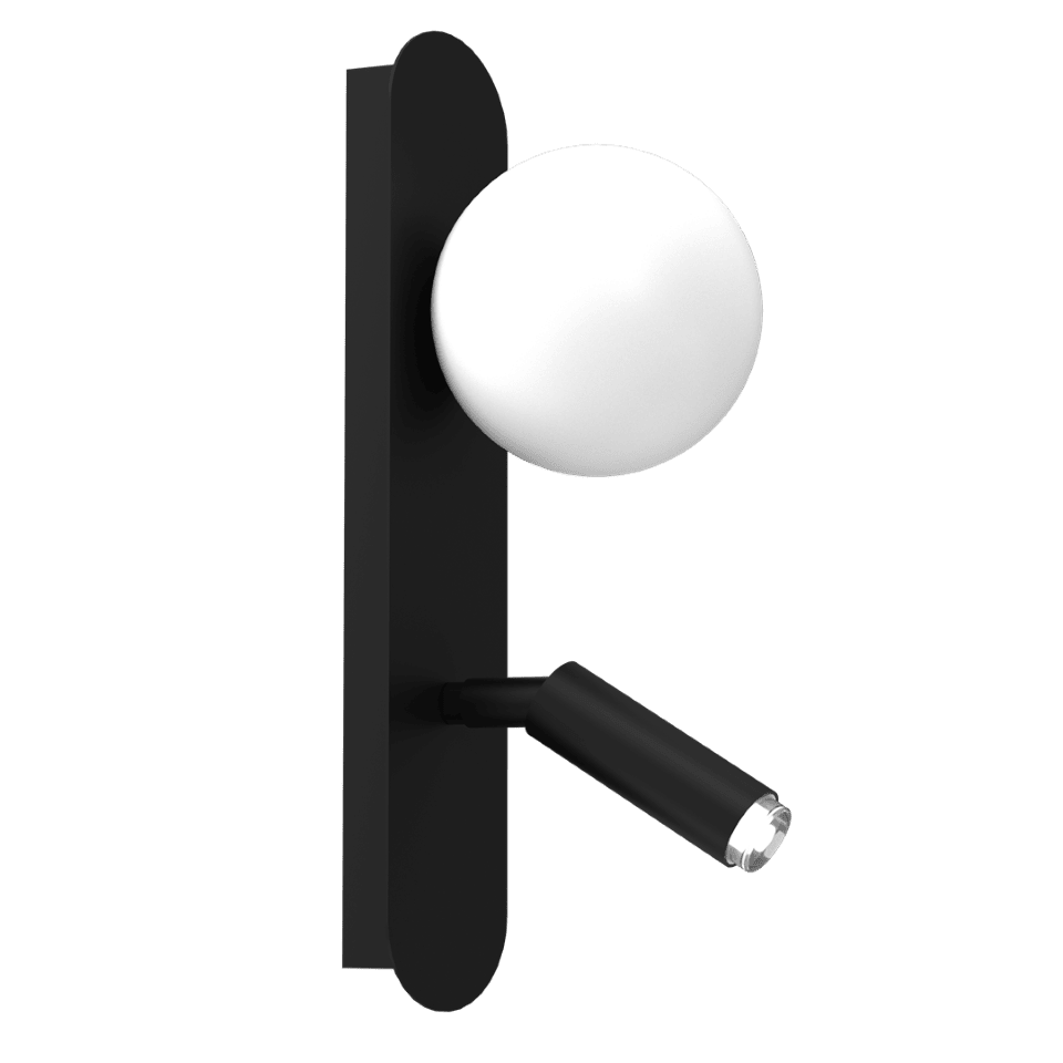 Wall Lamp Sirio 10cm Black White