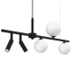 Κρεμαστό Φωτιστικό Sirio 85cm 5xG9 Μαύρο με Λευκό