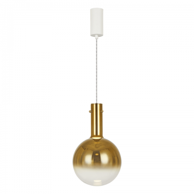Pendant Lamp Toronto with shade Gold White