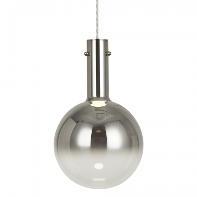 Pendant Lamp Toronto with shade Silver White
