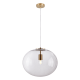 Pendant Lamp Campania Clear with shade Ø40cm Gold