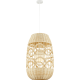 Pendant Lamp Arona with shade Ø40cm White Rattan