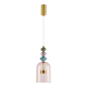 LED Pendant Lamp Arte Gold with shade 16cm 12W Multi-colour