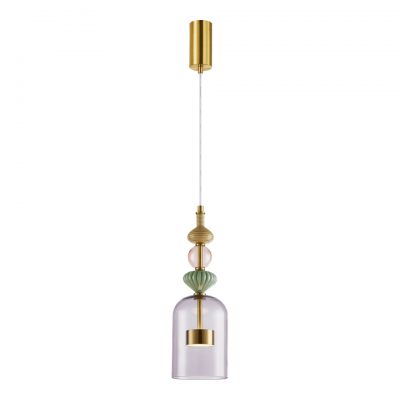 LED Pendant Lamp Arte Gold with shade 13,5cm 12W Multi-colour