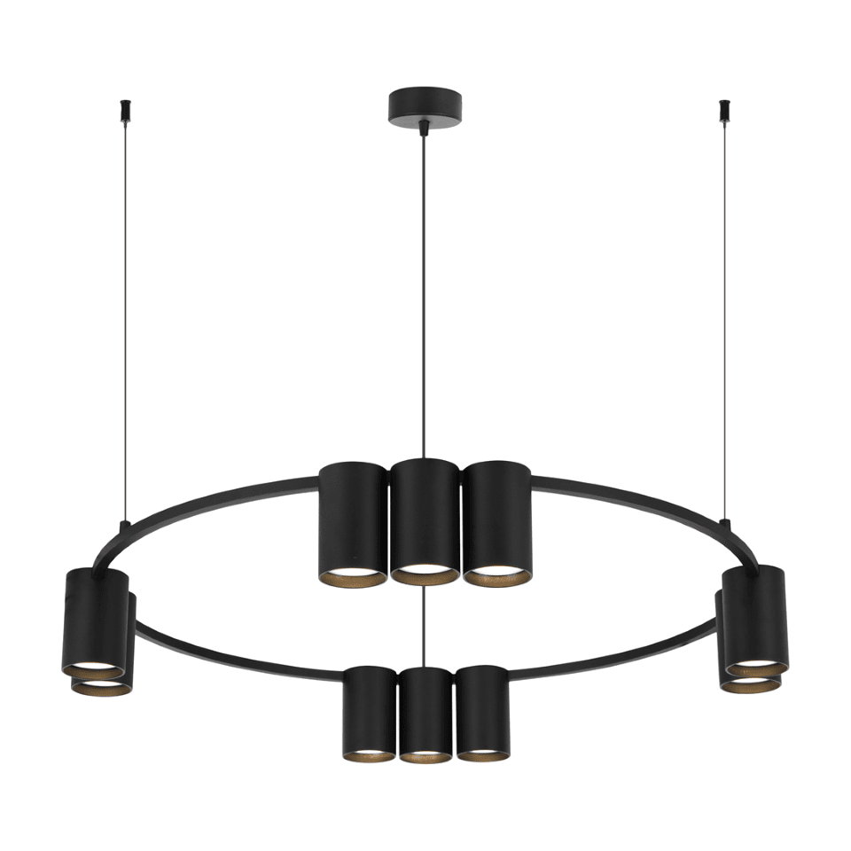 Pendant Lamp Round Genesis Ø60cm Black