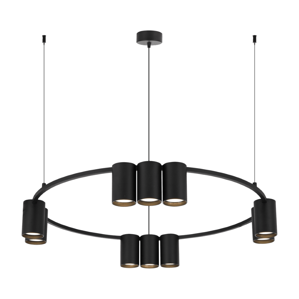 Pendant Lamp Round Genesis Ø60cm Black
