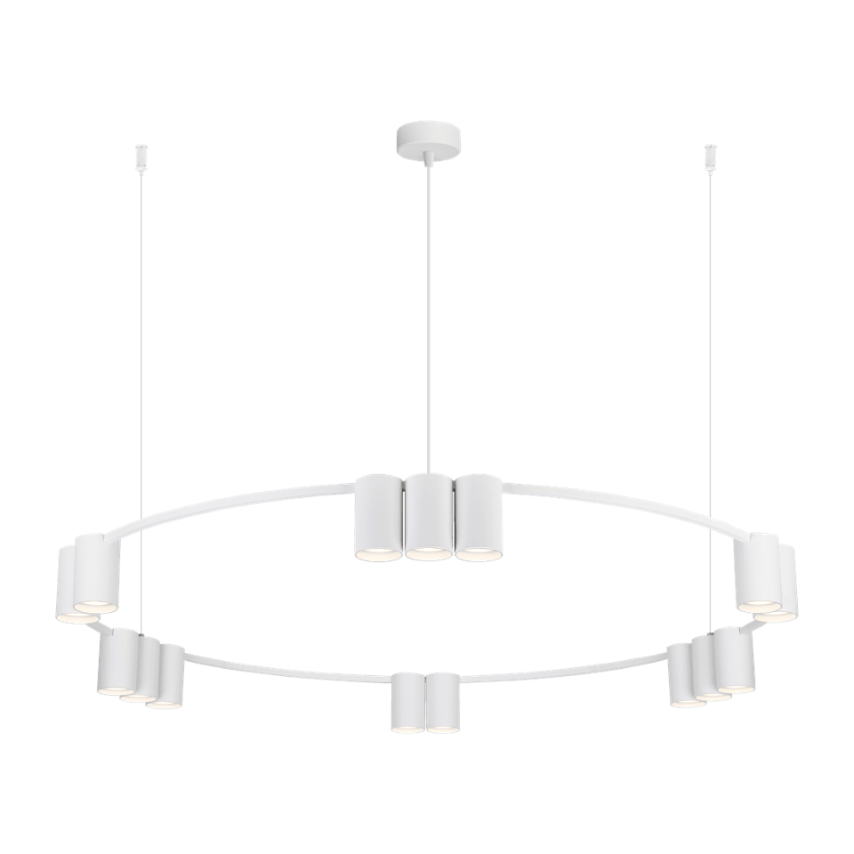 Pendant Lamp Round Genesis Ø100cm White