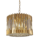 Multi-Light Pendant Lamp Ritz with shade Ø42cm 7xE14 Ø42cm Gold