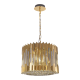 Κρεμαστό Φωτιστικό με Κρύσταλλο Ritz με καπέλο Ø42cm 7xE14 Ø42cm Χρυσό